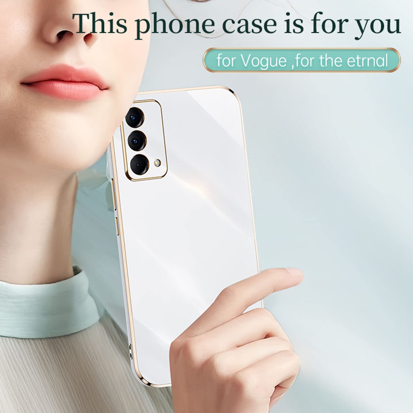 XINYEXIN Cover per Oppo A74 4G, Custodia in Silicone