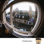 3 in 1 Cell Phone Camera Lens Kit Wide Angle Macro Fisheye Lens Universal(Gold)