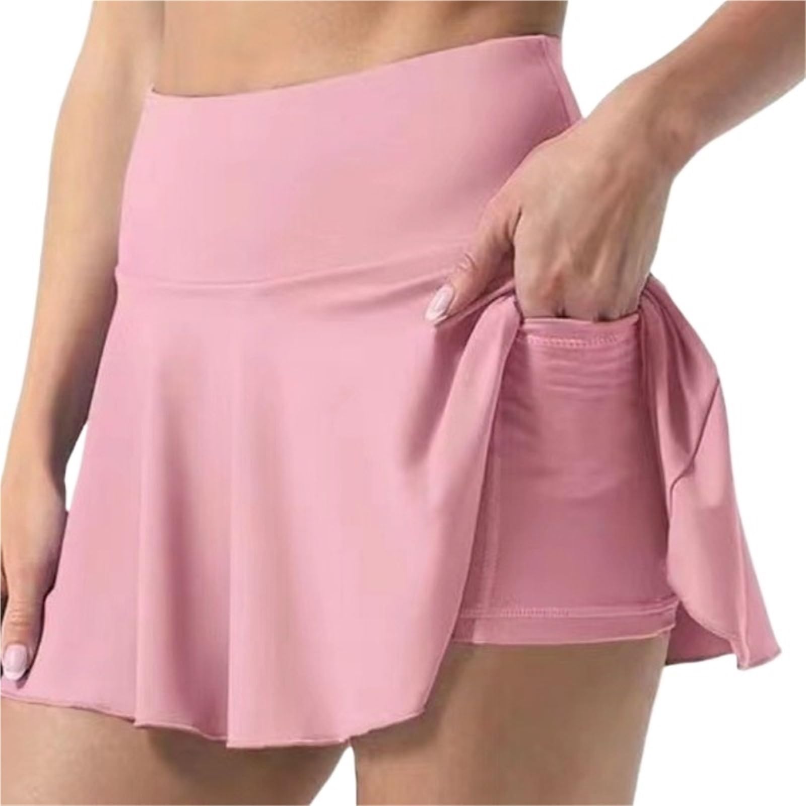 Faldas de Tenis for Mujer con Bolsillos Falda Plisada Cintura Alta Deportiva