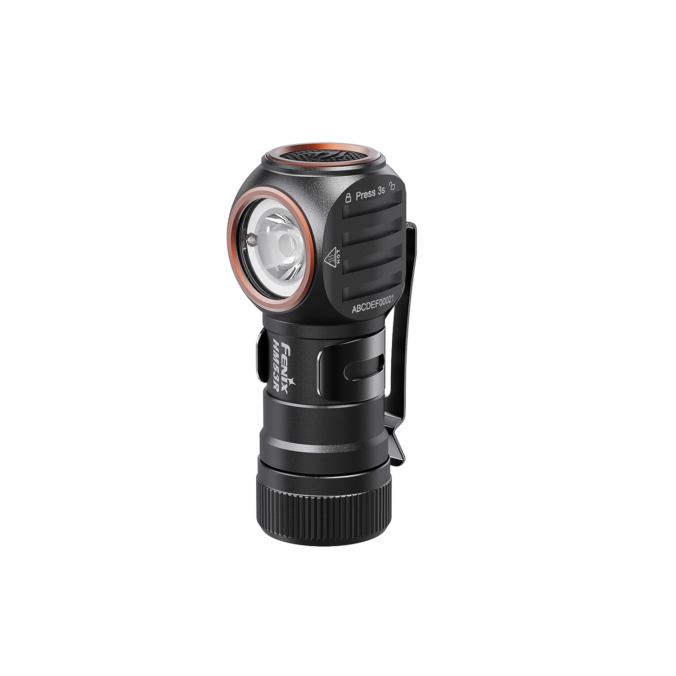 Fenix HM53R Akumulator zewnętrzny reflektor | 1200 lumenów | 158 m | maks. 135 godzin | reflektor kątowy 2 w 1 | białe i czerwone oświetlenie | podstawa magnetyczna | IP68