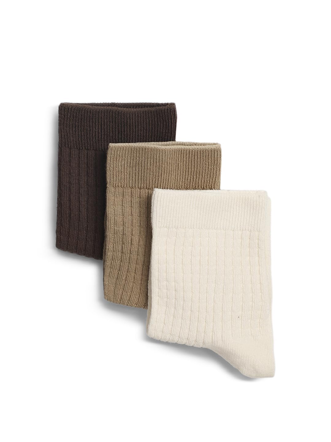 men solid multicolor socks (pack of 3)