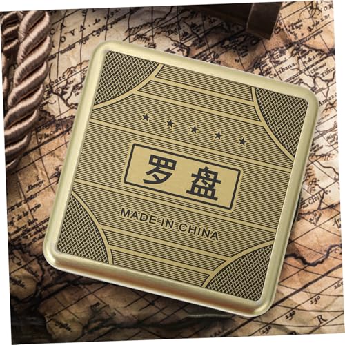 Brújula SUPVOX Feng Shui Tradicional 10cm Aleación Precisa miniatura 6