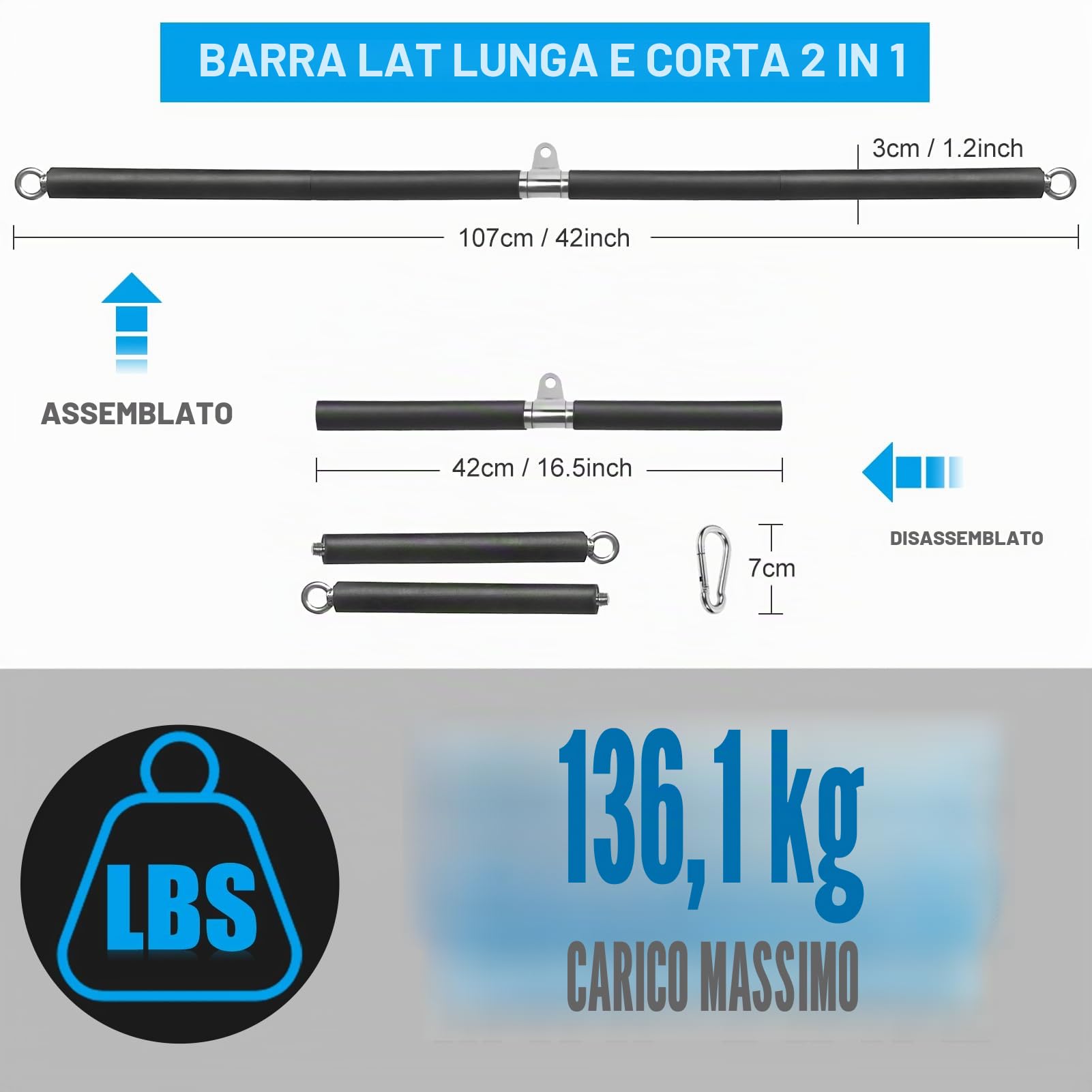 Barra di trazione, bicipiti, barra di trazione, per la casa, bodybuilding, crossfit, allenamento di forza, fitness, palestra, sport