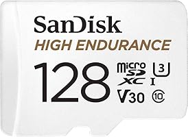 Sandisk High Endurance SDSQQNR-128G-GN6IA Karta Pamięci Microsd, Biały, 128 GB