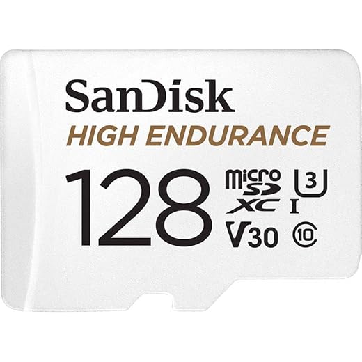 SanDisk High Endurance MicroSDXC Card 128GB