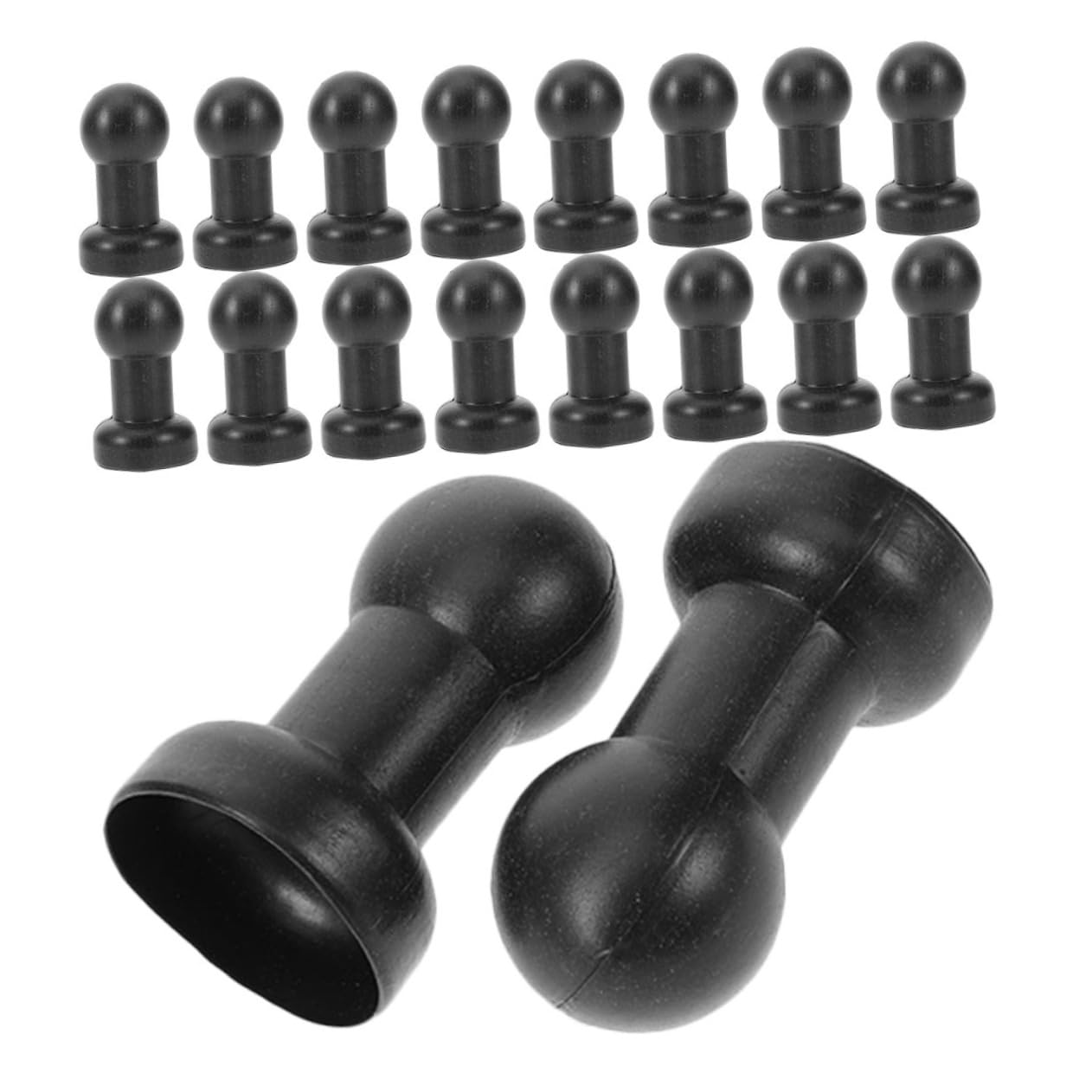 VANZACK 20Pcs Trampoline Tube Protector Caps Plastic Ball End Caps for Enhanced Safety Playgrounds Durable Trampoline Pole Covers for Amusement Parks