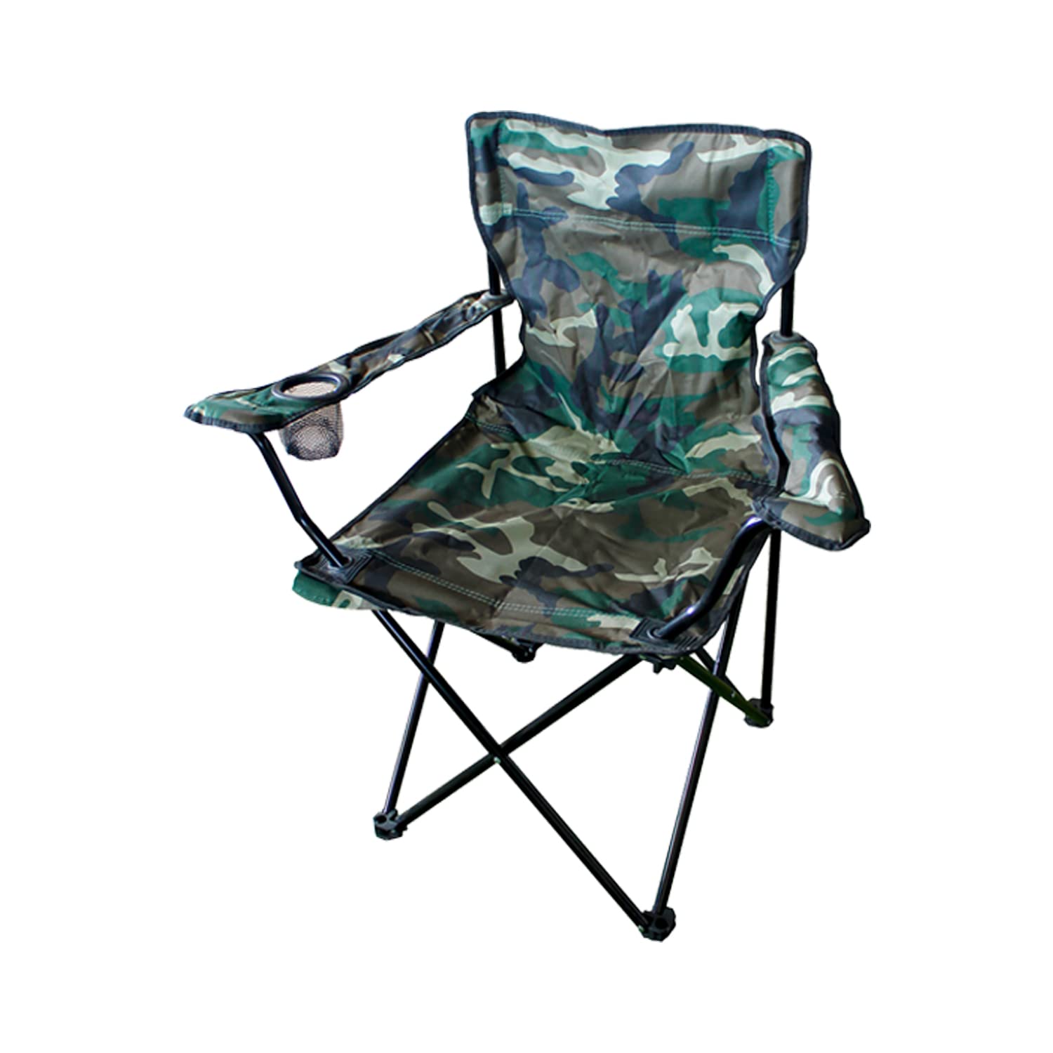 Mojawo 3 pezzi Set tavolo da campeggio nero mobili da giardino + 2 sedie da campeggio pieghevoli mimetiche Outdoor