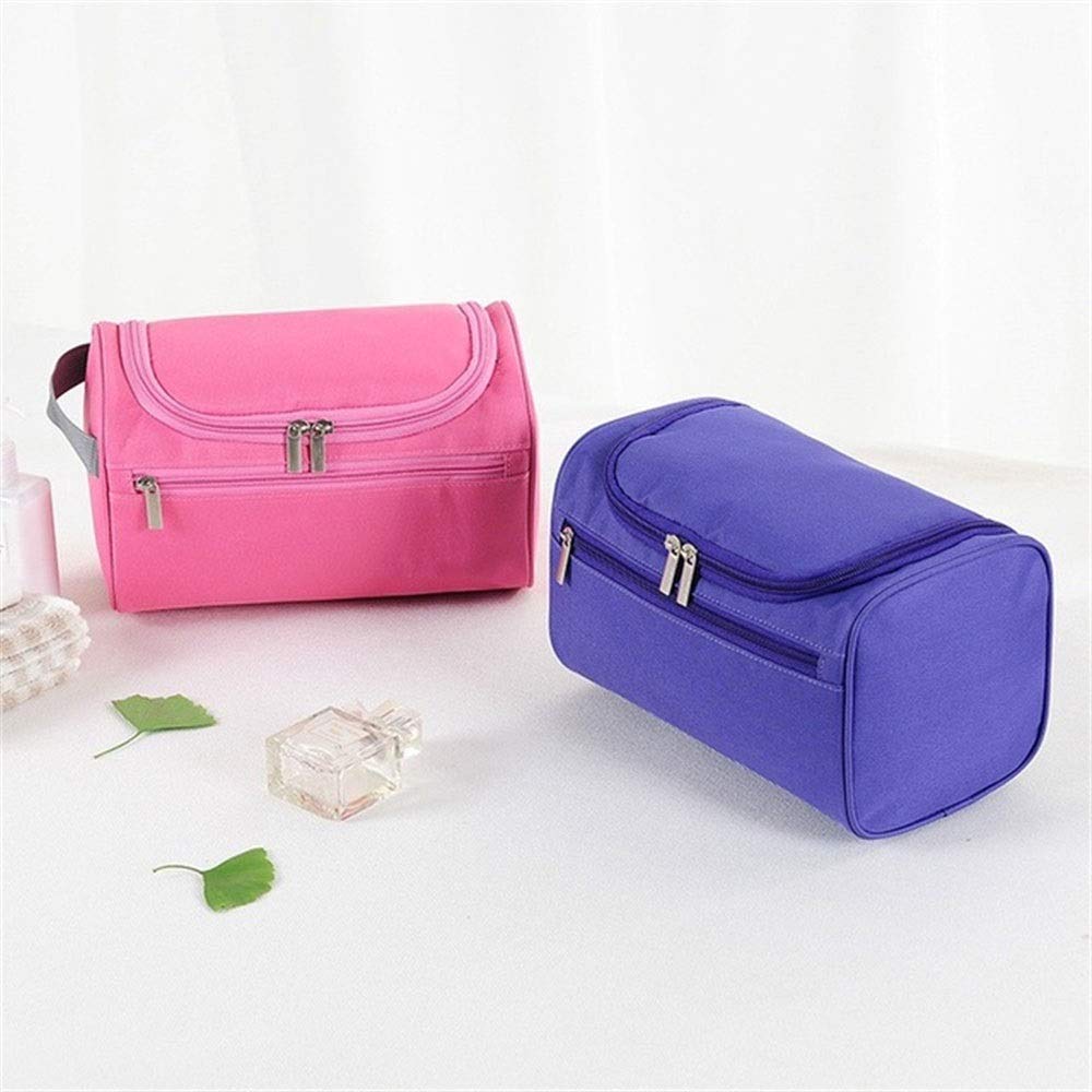 DieffematicHZB Maletin Maquillaje Hombres Colgando la Bolsa de cosméticos Caja de Maquillaje de Negocios Mujeres Viajes Maquillaje Cremallera Organizador de Almacenamiento Batería de baño Kit de baño