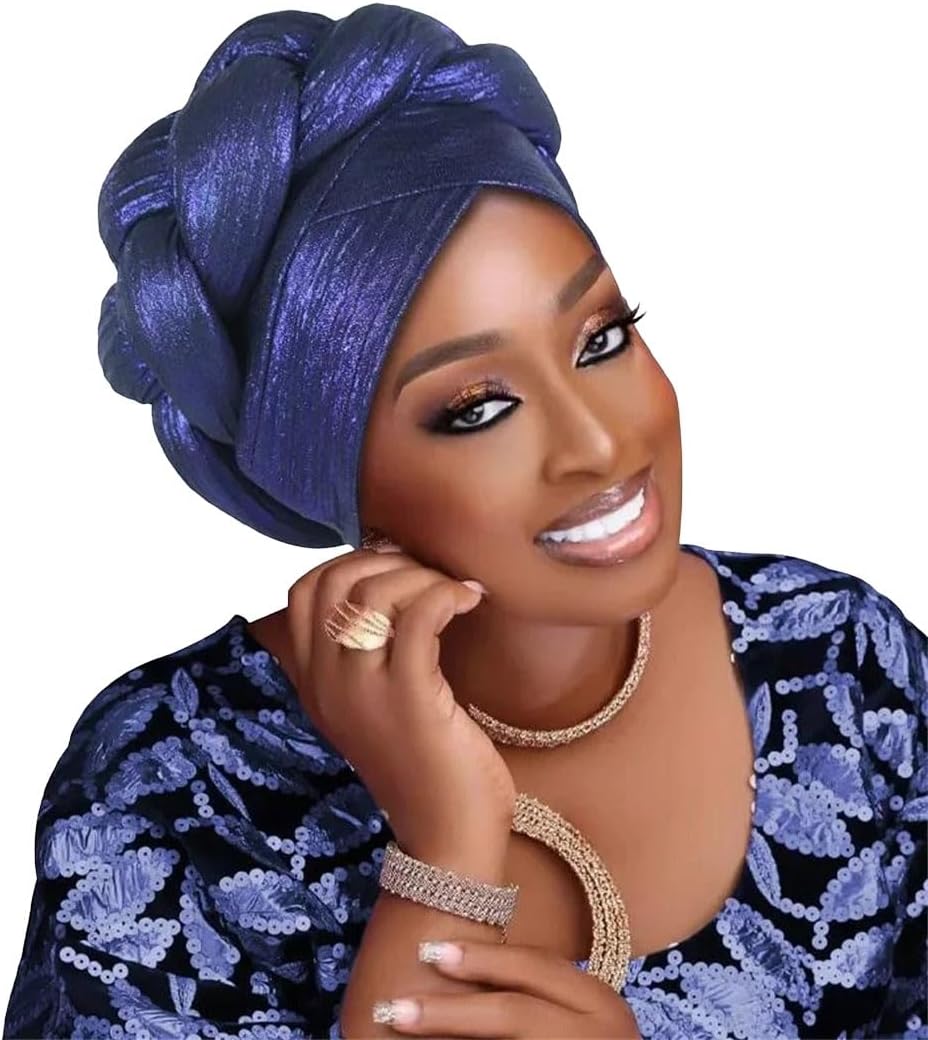 Women's Already Made Turban Cap African Muslim Hijab Bonnet