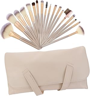 18 brochas de maquillaje profesional con asas...