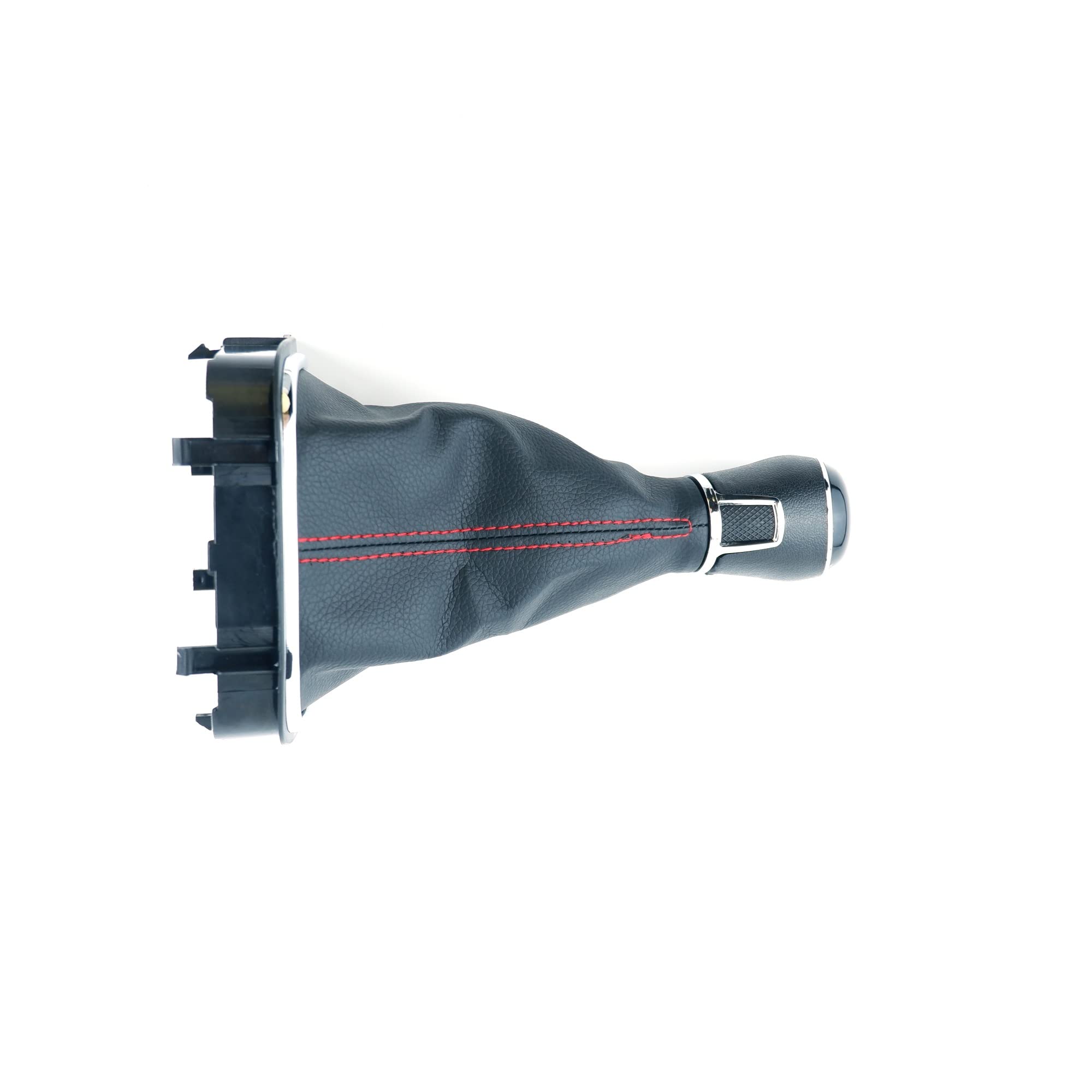 Auto 5/6 velocità Manuale Leva del Pomello del Cambio & Boot Gaitor in Pelle Nera Set per V&olkswagen per Golf 5 6 per Jetta V VI per Scirocco (Color : 6 Speed)