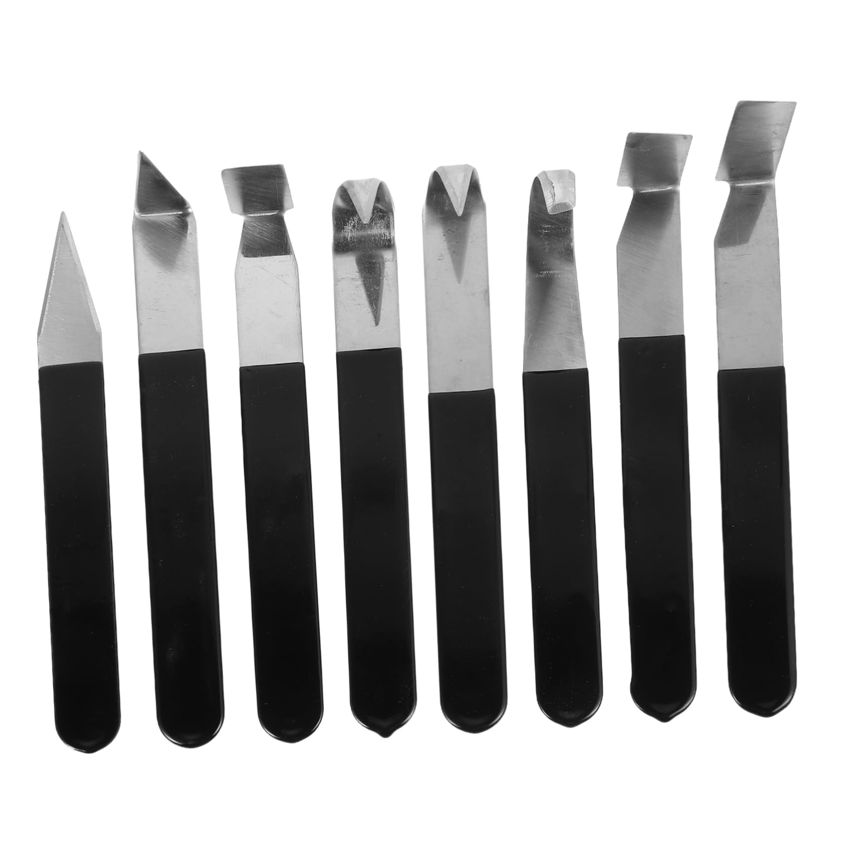 DOITOOL 8pezzi Utensili per Scultura in Ceramica in Strumenti Manuali in Acciaio Inossidabile per Argilla per Scultura in Ceramica e Modellismo Utensili per Rifinitura e Intaglio