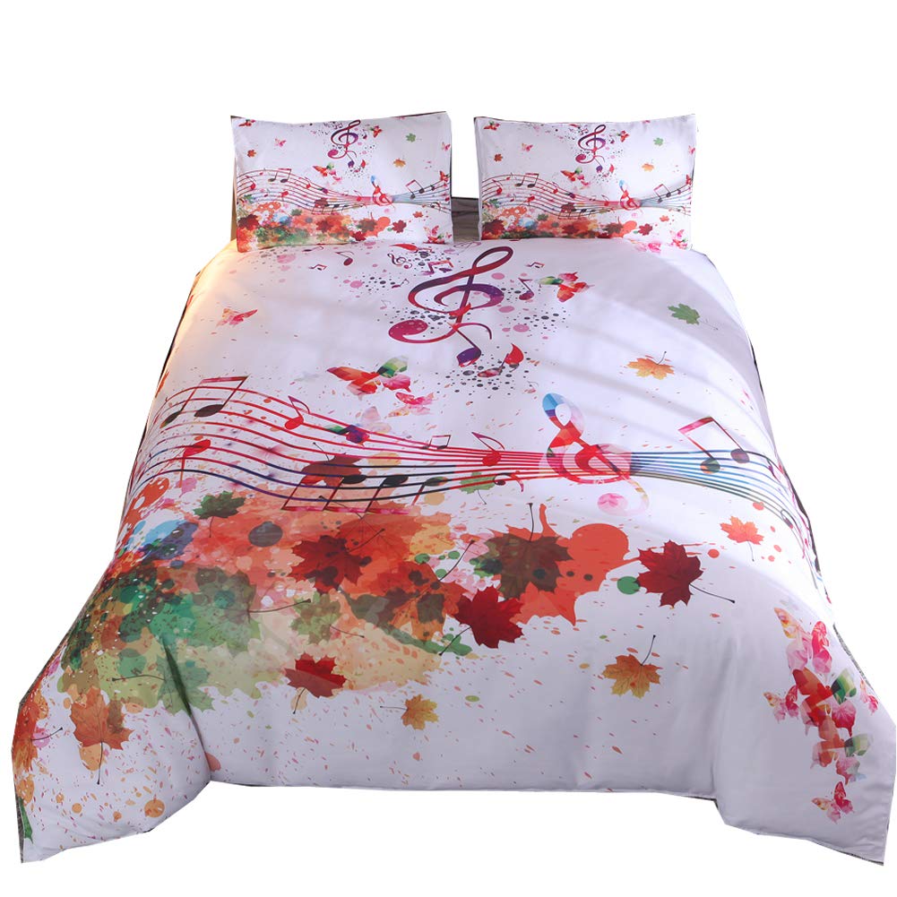 Housse de couette 2 personnes aquarelle confortable avec parure de lit moderne