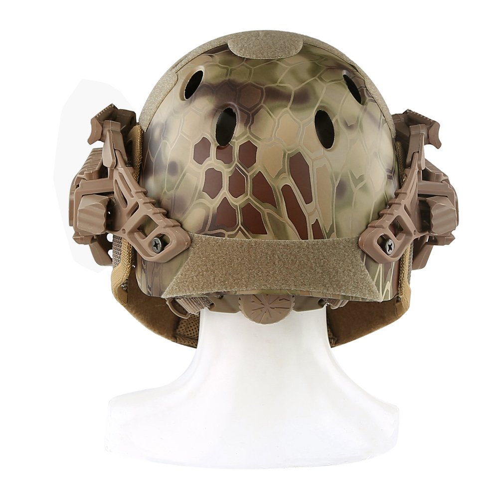 Koyheng PJ Tactical Fast Helm Set – ABS Helm Mit G4 System & Gesichtsmaske, Für Airsoft & Paintball, Kopfumfang 52-62 Cm, Mehrfarbig Koyheng PJ Tactical Fast Helm Set – ABS Helm Mit G4 System & Gesichtsmaske, Für Airsoft & Paintball, Kopfumfang 52-62 Cm, Mehrfarbig