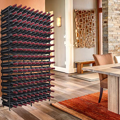 Sorbus Wine Rack Freestanding Floor - Wine Bottle Holder Holds 150 Bottles of Wine - 150 Bottle Capacity Wine Storage for Any Bar, Wine Cellar, Kitchen, Dining Room - Image 3