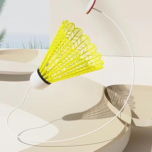 Miniatura 3 de Juego de raquetas de bádminton, raquetas y accesorios de bádminton con entrenador elástico, resistente y ligero, equipo de bádminton para el