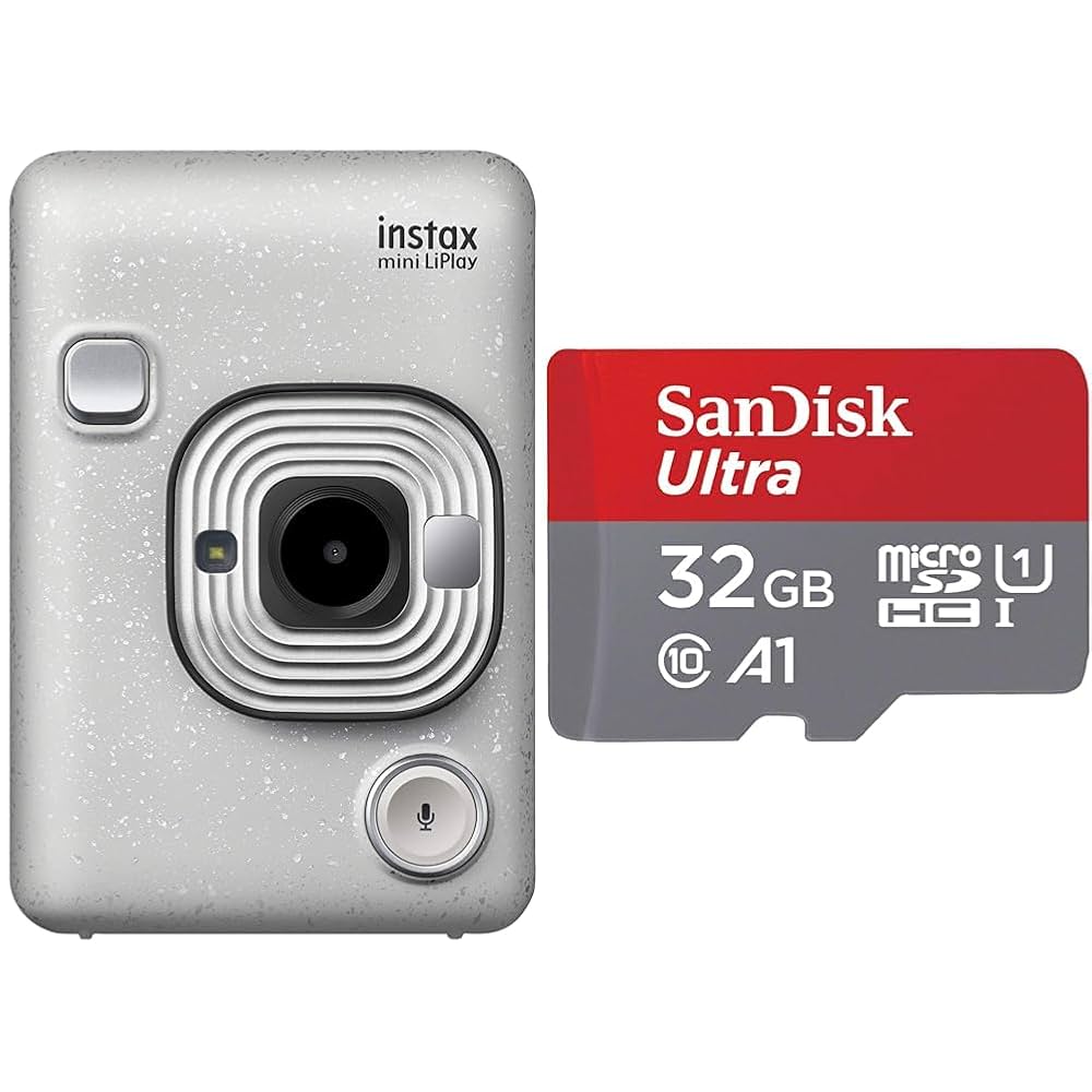 instax mini LiPlay 本体　microSDカード16GB セット Amazon | 【microSDカードセット】FUJIFILM チェキ インスタント