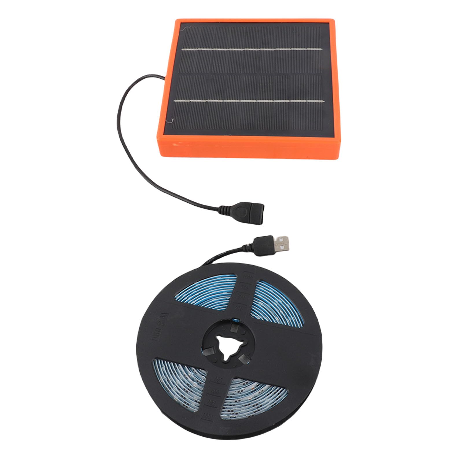 Lampe de Croissance pour Plantes Solaires, Lumière du à Spectre Complet, Lampe de Croissance à énergie Solaire 5 M LED pour Plantes, Lampe de Croissance de 5 M avec Panneau