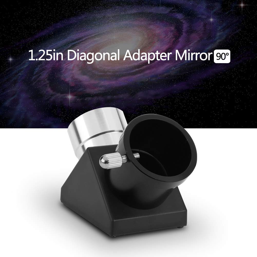EBTOOLS pour 1.25" 90 Degree Eyepiece 1.25" Adaptateur Diagonal de 90 Degrés érigeant Une Image Prisme Miroir pour Télescope