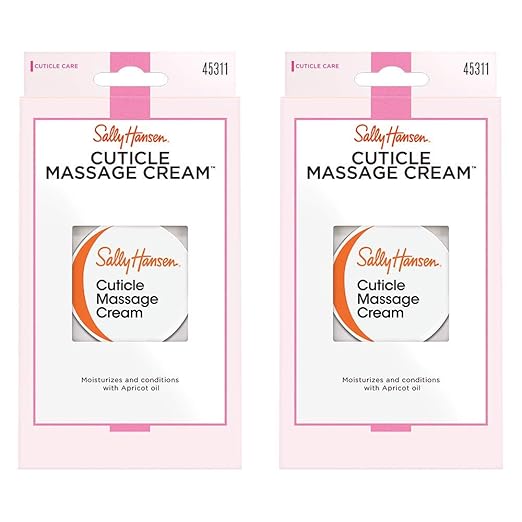 Sally Hansen Nail Treatment Cuticle Massage Cream, 2 Count(Pack of 1)