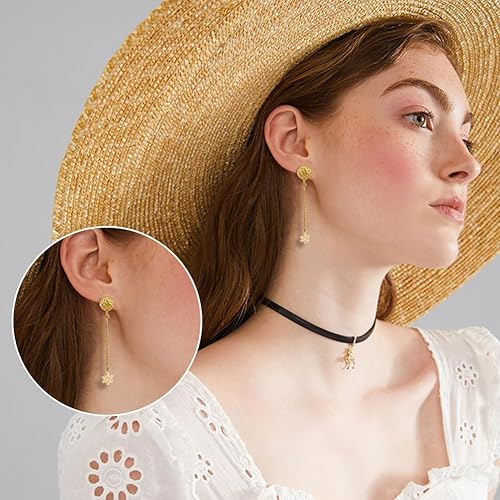 Miniatura 7 de DICOSMETIC 48 piezas de 3 estilos geométricos aretes de aleación de pendientes de lazo texturizado cuadrado redondo con lazo para hacer joyas de