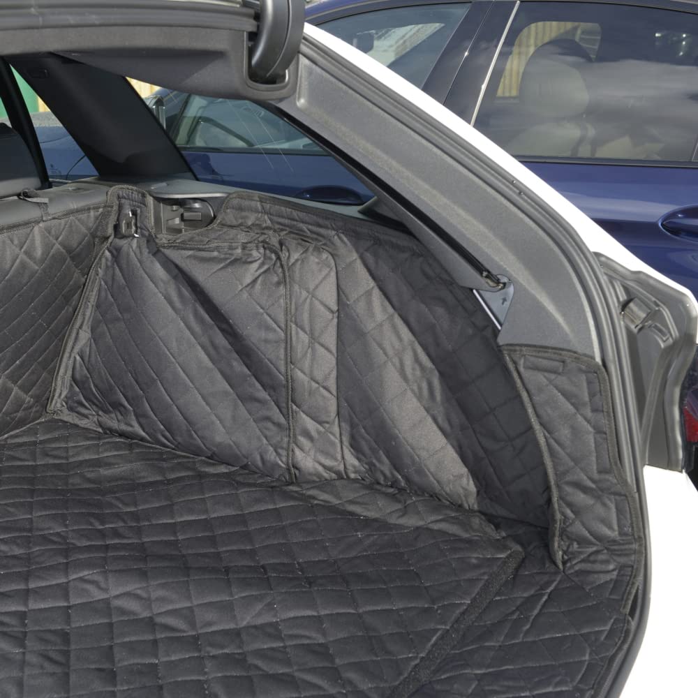 UK Custom Covers QBL364 - Tappetino trapuntato su misura, colore: Nero