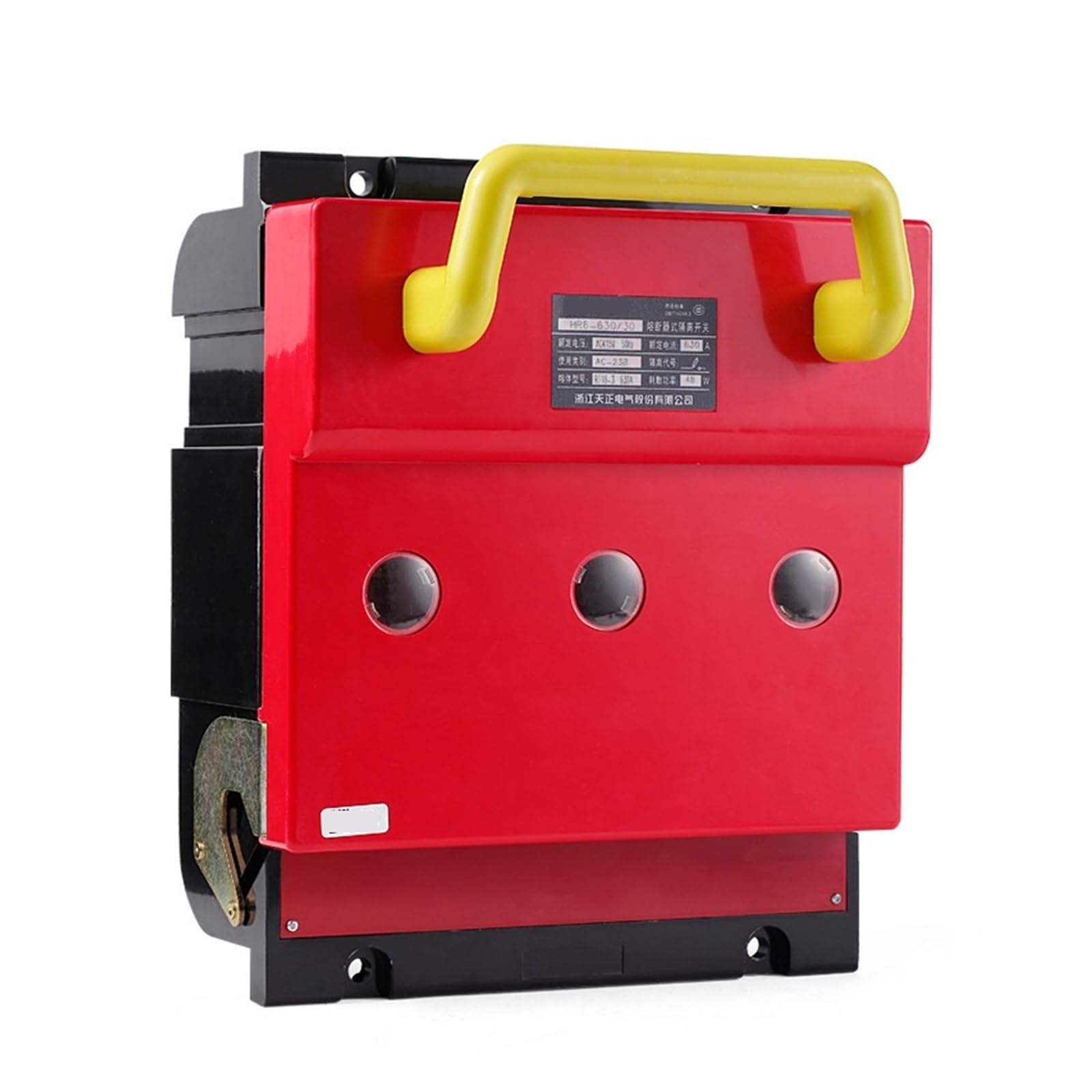 Interrupteur de type fusible 3P 630A pour sécuriser la distribution de puissance