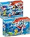 City Action PLAYMOBIL Set Completo di 2 Pezzi 70142 70143 Sommergibile e palombaro della Guardia Costiera + Drone di Salvataggio della Guardia Costiera