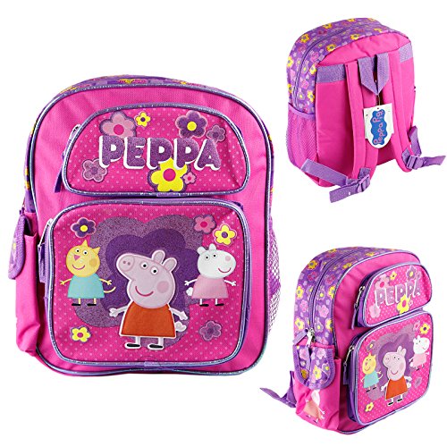 Disney Peppa Pig 12" Toddler School Backpack Book Bag Licensed New USA Seller