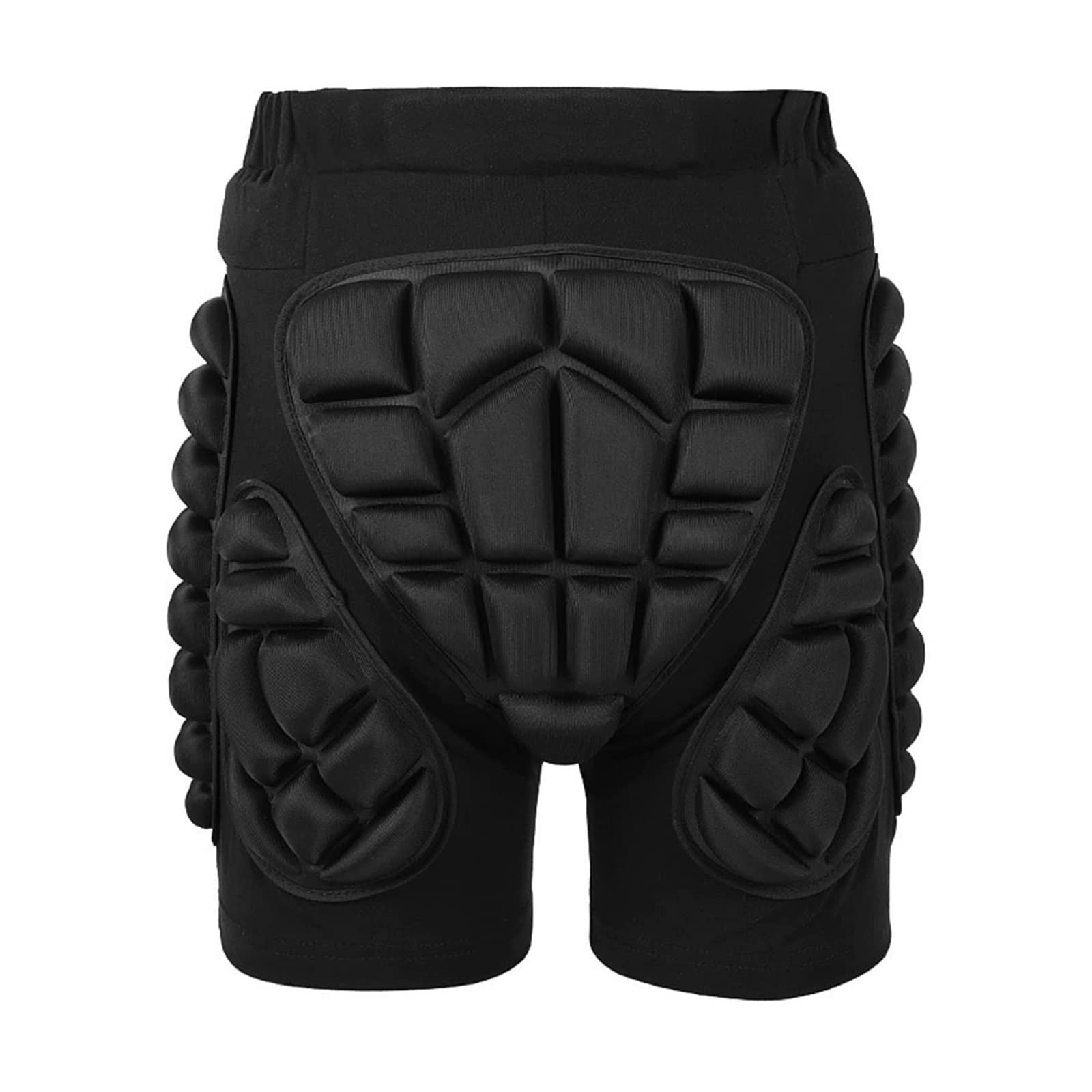 Pantaloncini Protettivi A Compressione Imbottiti for Snowboard, Skate, Sci, Calcio, Basket - Imbottitura for Fianchi, Glutei E Coccige