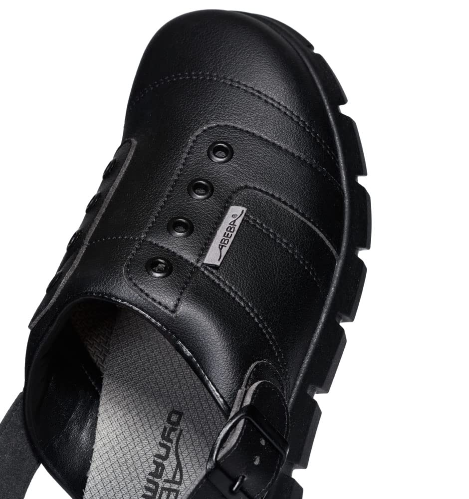 Abeba Clog 7361 - Dynamic Mikrofaser, schwarz zertifiziert