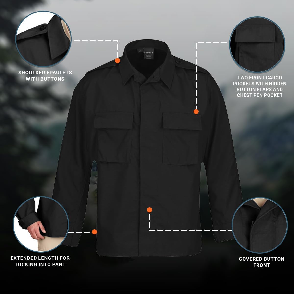 Propper Men's BDU Shirt – Long Sleeve