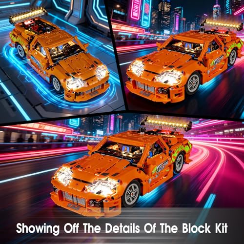 Image of LED Light for Lego 42204 Fast and Furious Supra-MK4 Set, Light Kit Compatible with Lego 42204 Building Blocks Model, Not Included The Model Set