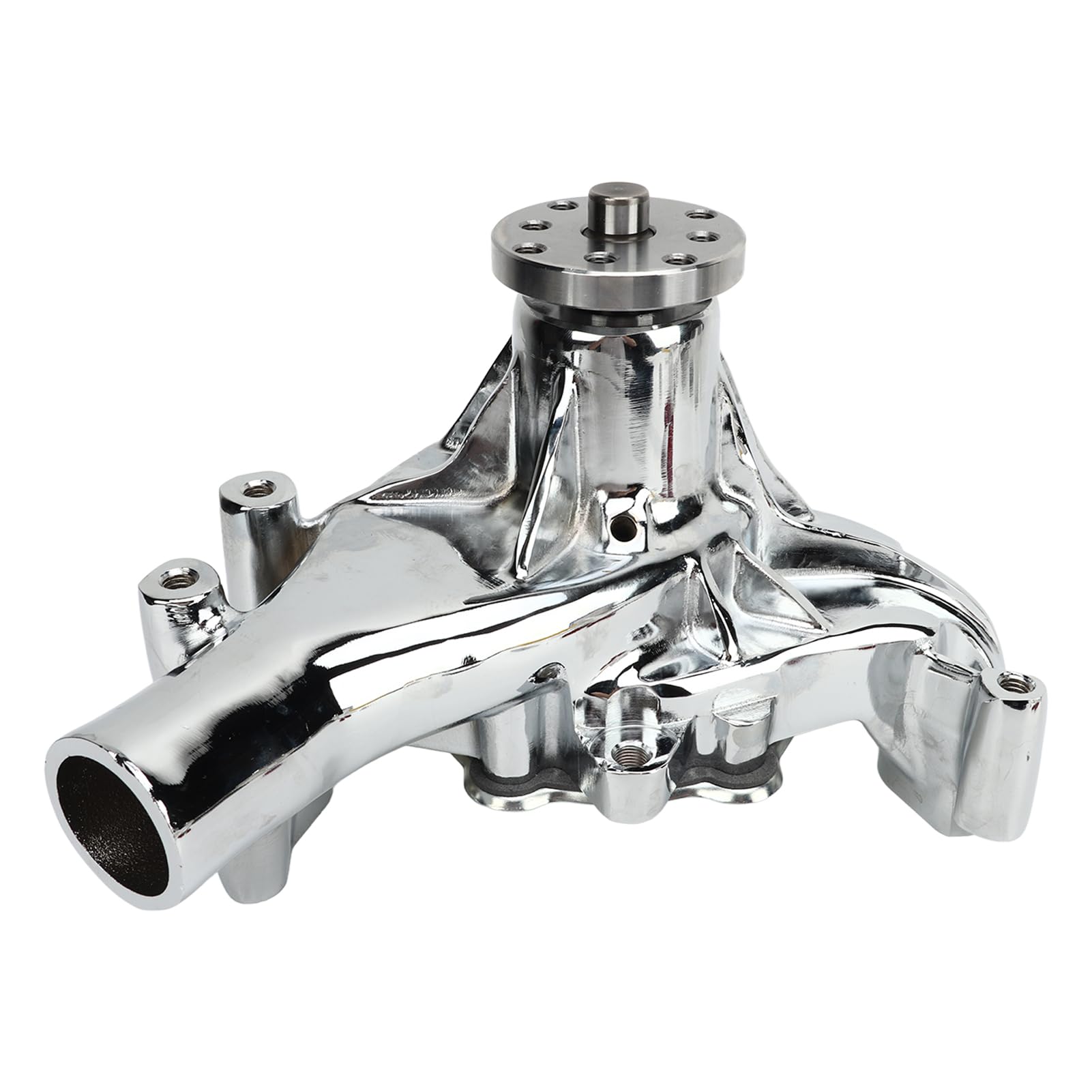 Długa Pompa Wodna Wydajna Aluminiowa Pompa Wodna o Dużej Pojemności do Silników Chevy SB 283 327 350 383 400 V8, Trwały Zestaw Pompy Wodnej do Samochodów Ciężarowych Samochodowego Układu