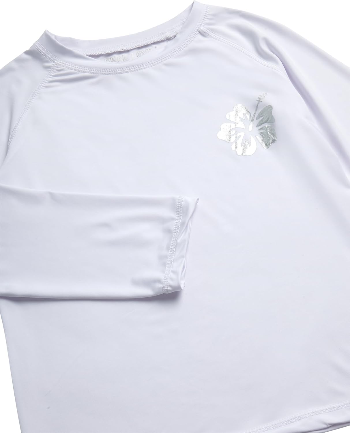 Real Love Toddler Girls Rash Guard - 2 Pack Quick Dry Sun Protection Girls Swim Shirt Long Sleeve Rash Guard Kids (2T-16) - Image 4