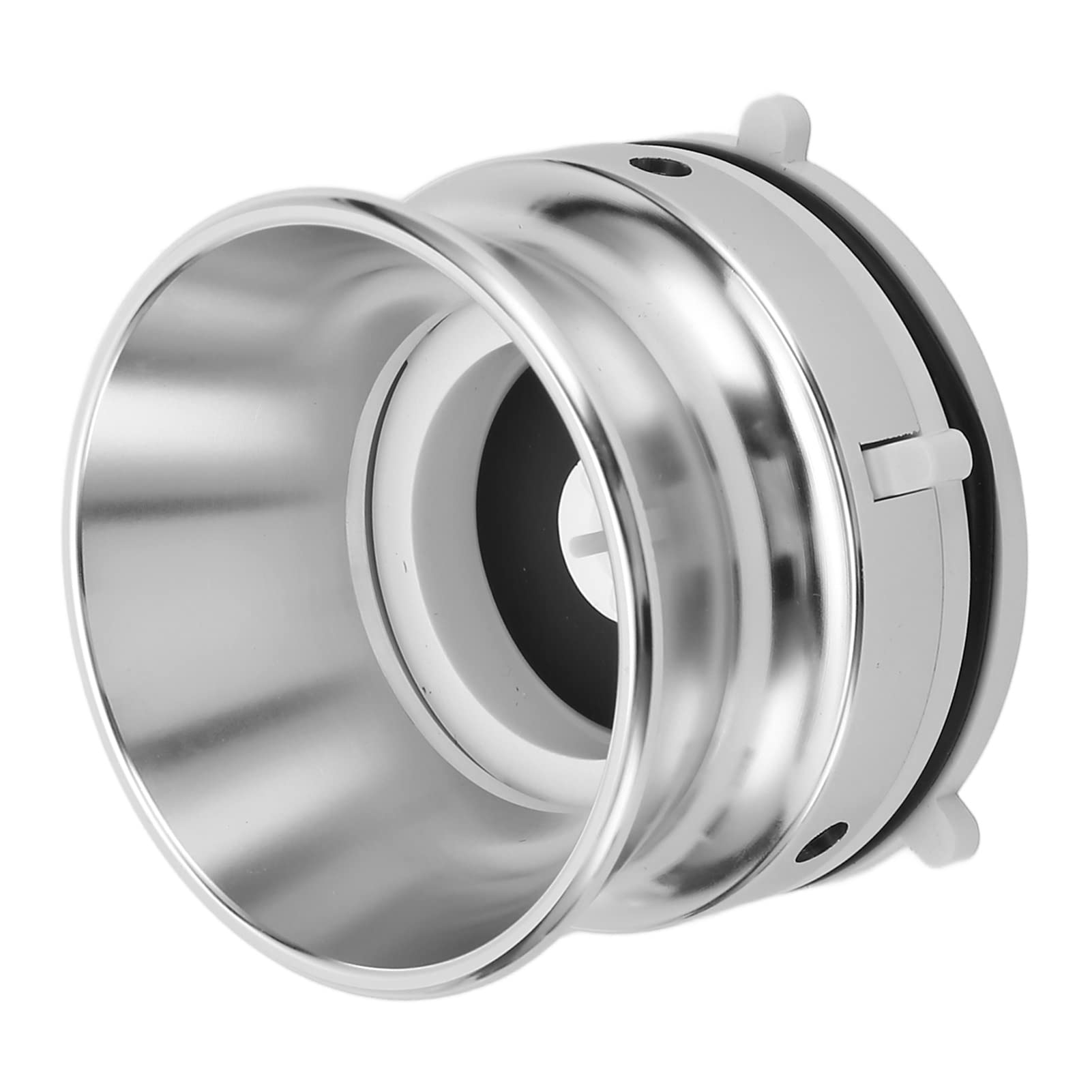 aqxreight Adattatore Hub NAB in Alluminio Set per Studer, Akai e - Dispositivo di Caricamento da 10 Pollici Universali in Argento e Bianco