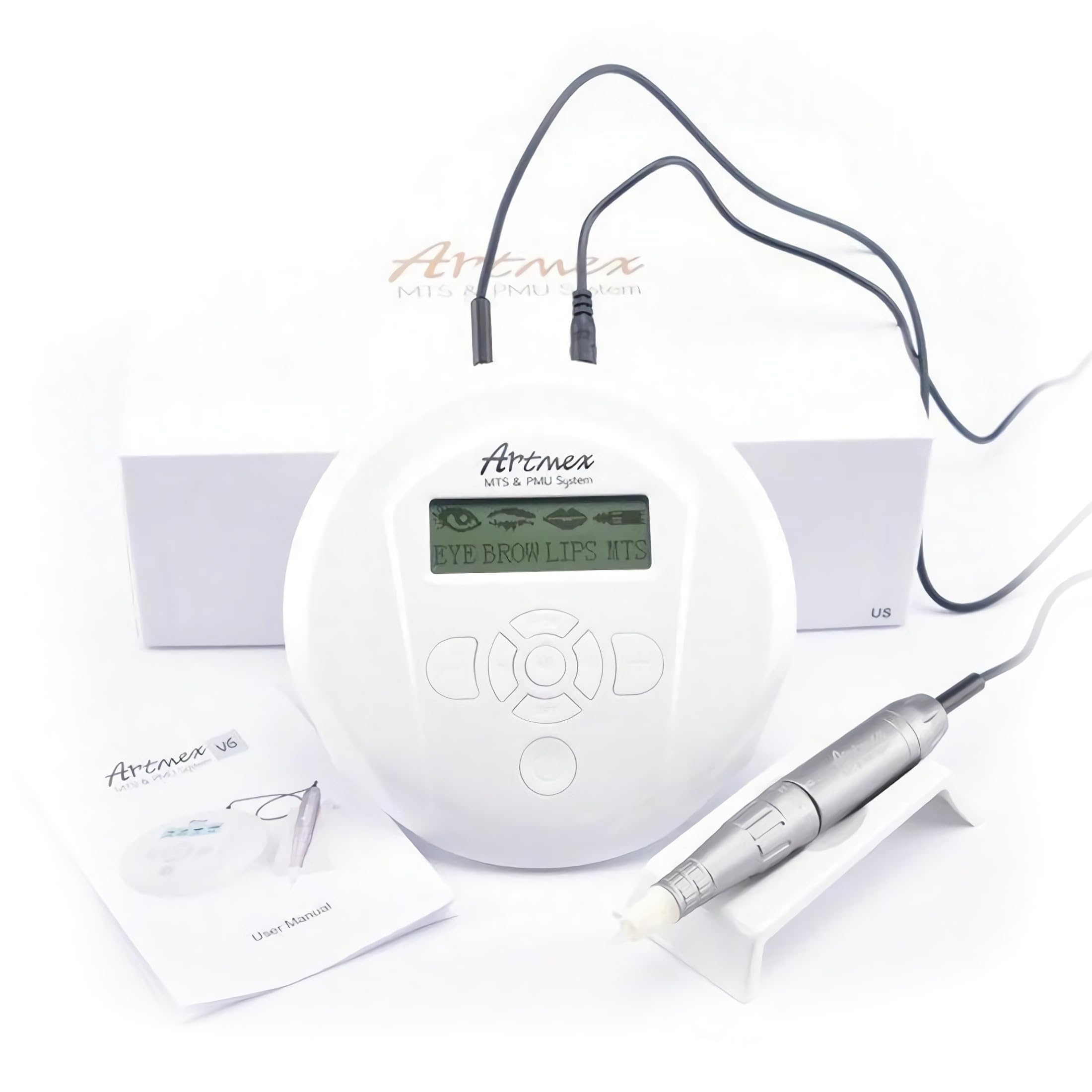 Macchina per il Trucco Permanente Artmex V6, Kit Professionale per Macchina per Tatuaggi e Microblading per Sopracciglia, Eyeliner, Labbra e Trattamenti per la Cura della Pelle