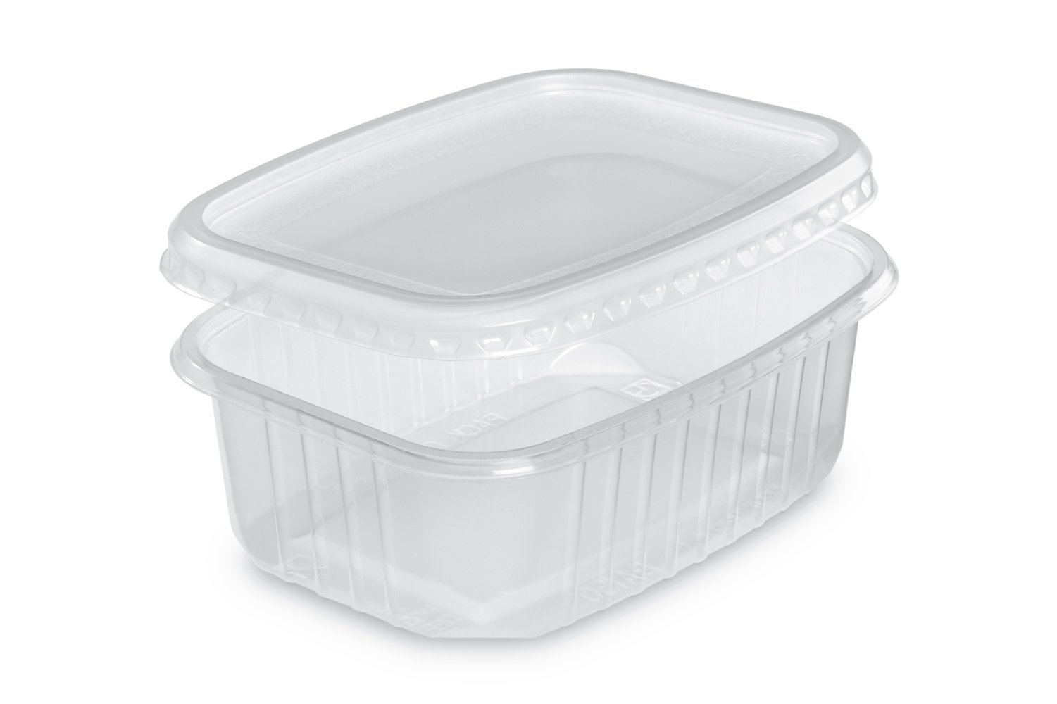 GUILLIN BCPP0150 Cardboard Box, Transparent, Microwavable with Lid Independent, Plastic, Transparent, 8.2 x 10.8 x 3.4 cm