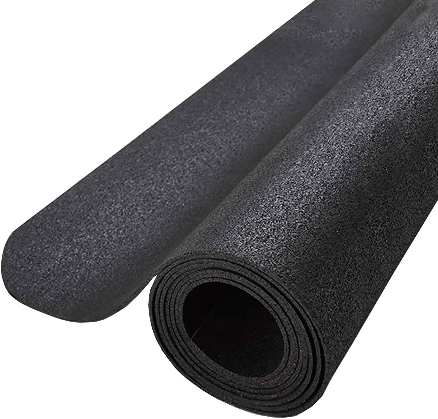 LifeSpan Fitness Exercise Large Black Equipment Mat for Under Treadmill, Rowing Machine, Elliptical, Fitness Equipment, Home Gym Floor Protection