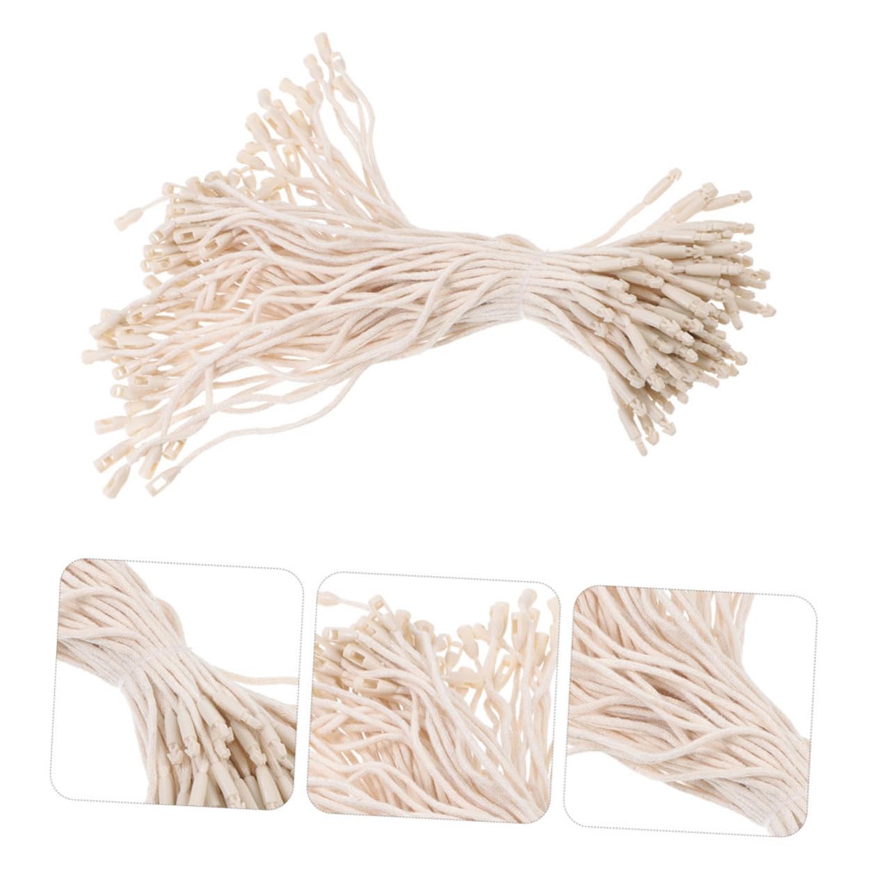 Garneck 990 Pièces Cordons Coton pour Étiquettes Suspendues Ficelles pour Étiquettes de Vêtements Corde Douce de Prix