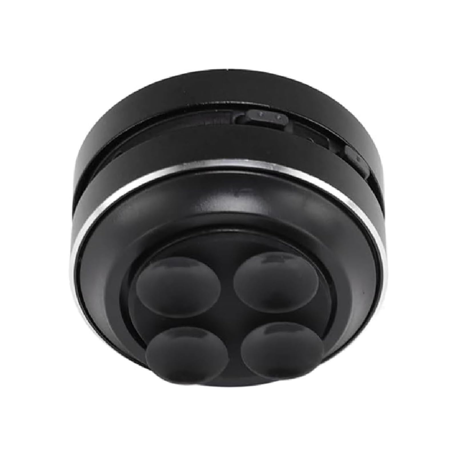 Buzzgo Speaker,Mini Buzzgo Speaker Bone Conduction, Bone Conduction Resonance Subwoofer with Suction Cup, Portable Wireless Subwoofer for Bathroom, Outdoor, Travel-BLACK