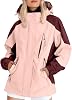 WomenS Waterproof Rain Jacket With Hood Lightweight Outdoors Oversized Raincoat Hooded Hiking Windbreaker Jacket