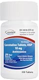 Camber Consumer Care Loratadine 10mg Allergy Pills, Antihistamine 24 Hour, Non Drowsy Allergy Relief (300 Tablets)