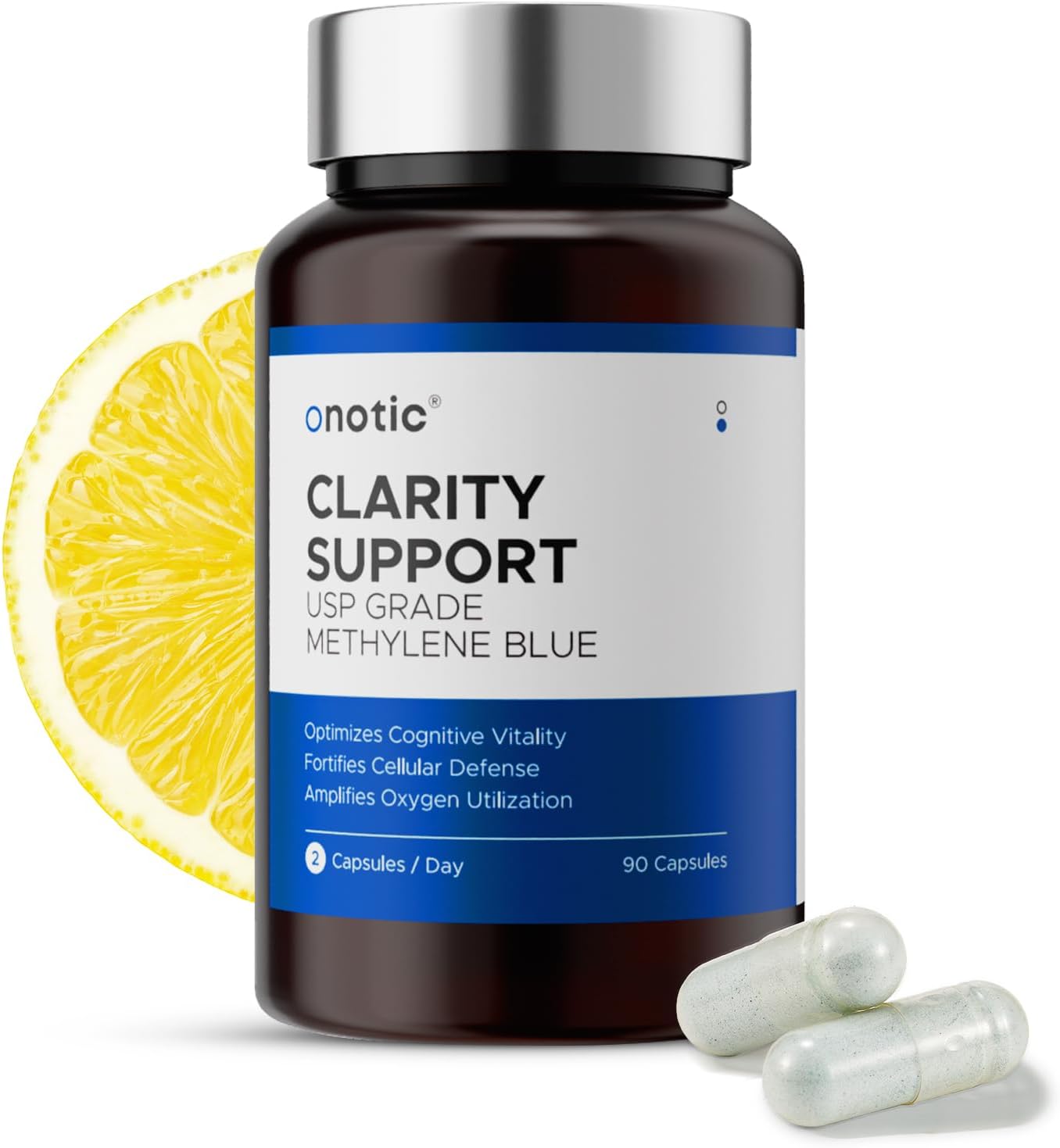 onotic 10mg Methylene Blue Capsules, Pharmaceutical Grade with Vitamin C & B product image