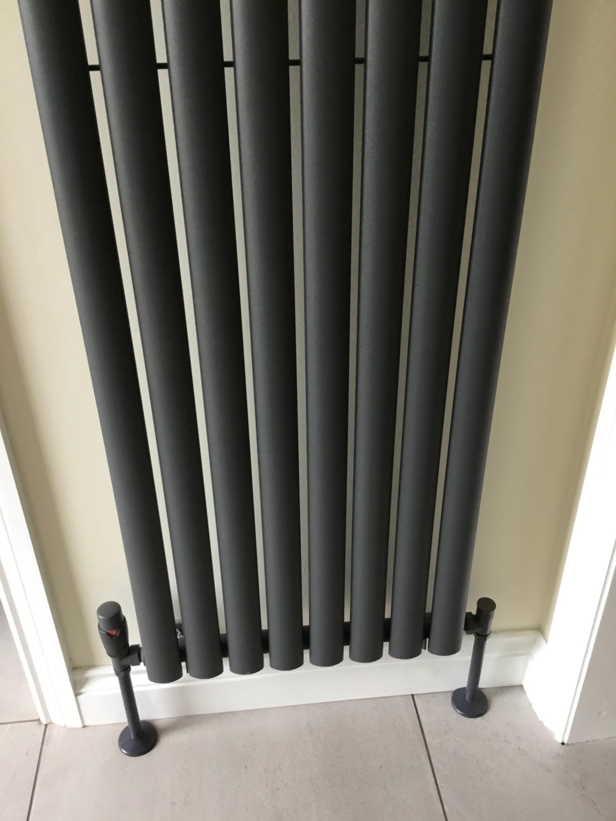 Talon Snappit Radiator Pipe Covers & Collars 200mm Anthracite Grey