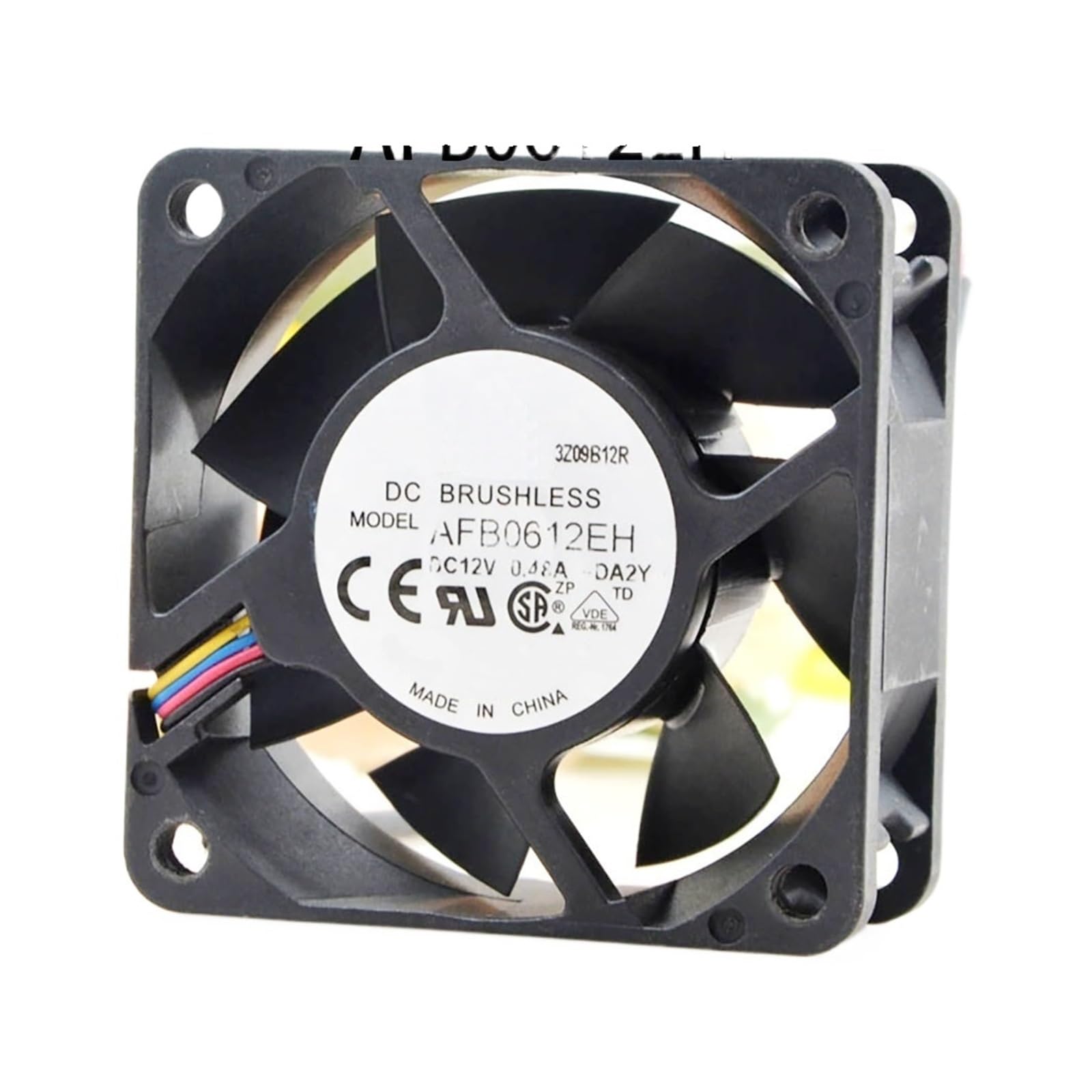 YLPWKMVZ Volume Axial flow AFB0612EH 12VDC 0.48A 60 * 60 * 25mm 3-wire Cabinet Cooling Fan