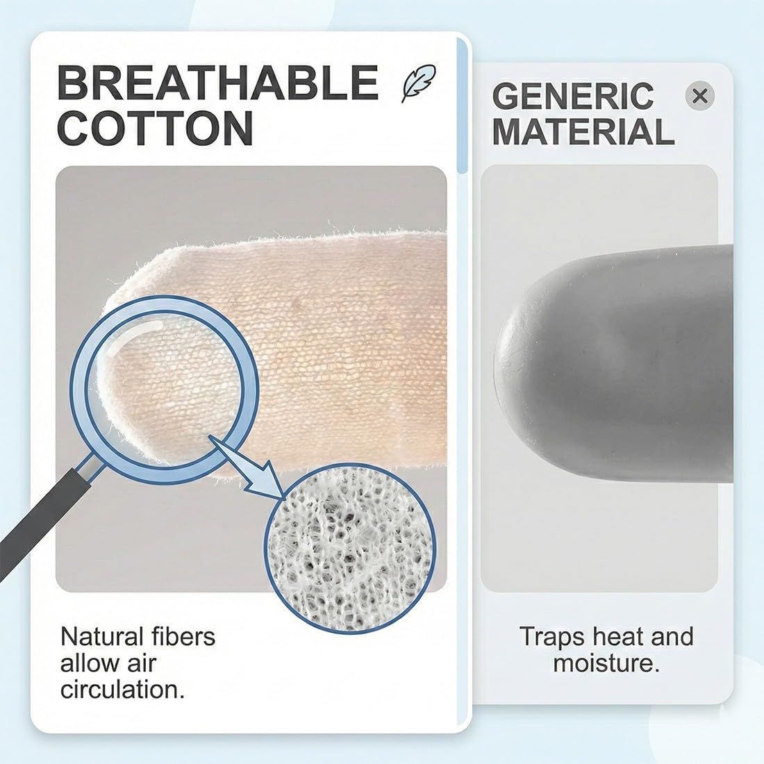 100 pcs pansements pour doigts, Doigtiers Protège Doigt en Coton, protection des doigts, hautement respirants, Protection du Bout des Doigts, Pansements Respirants, pour Eczéma des Mains et Arthrite