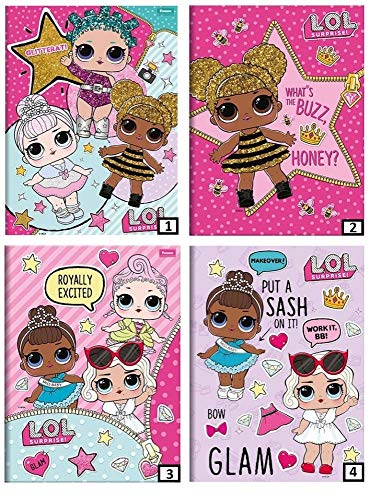 Caderno Brochura Capa Dura LOL Surprise 48 folhas Foroni 40.6212-3