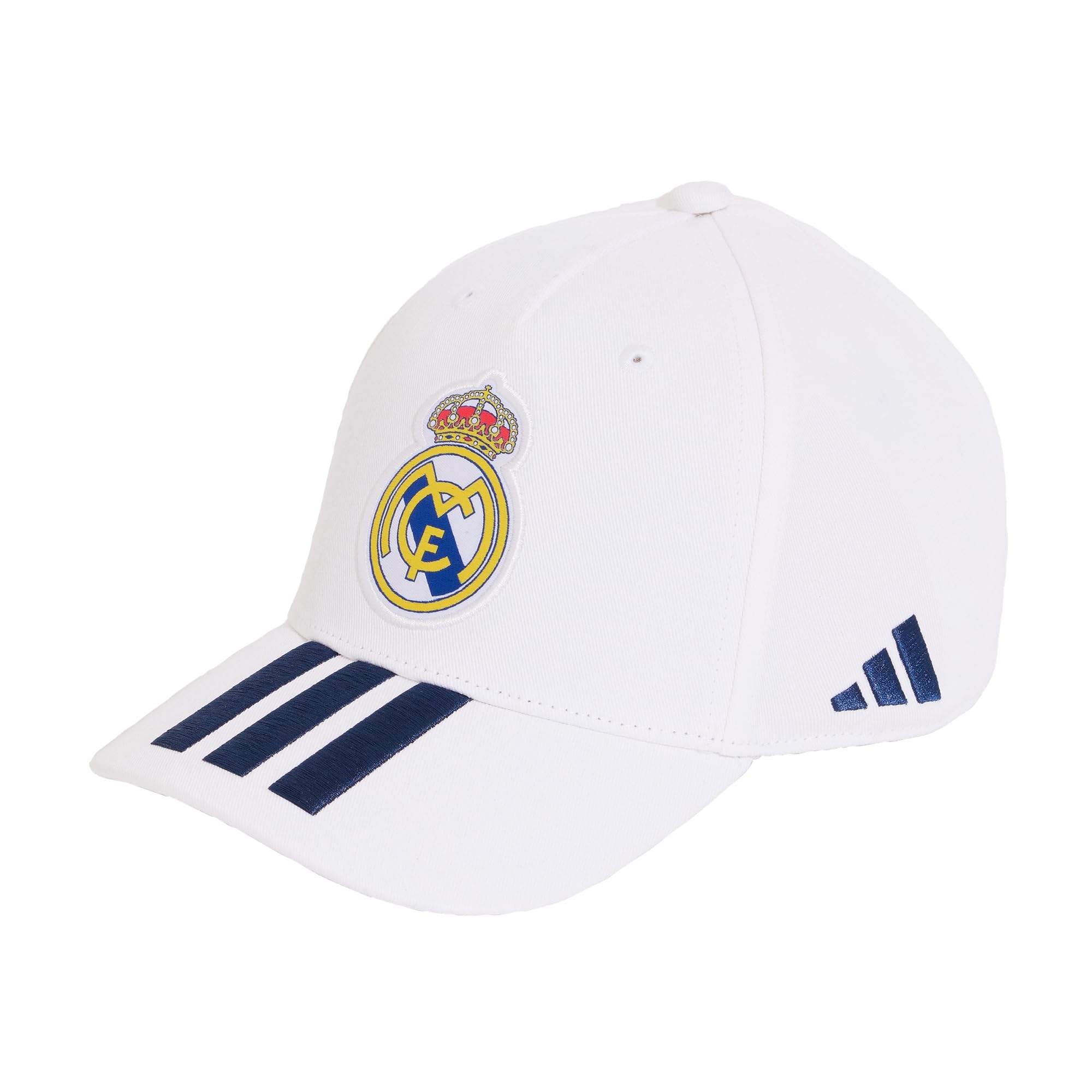 adidas Unisex Kids Real Madrid Kids Hat, White/Team Navy Blue 2, XXS-XS