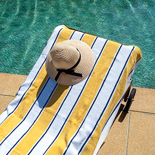 Arkwright LLC Aston & Arden Oversized Pinstripe Cotton Towels #TOP1